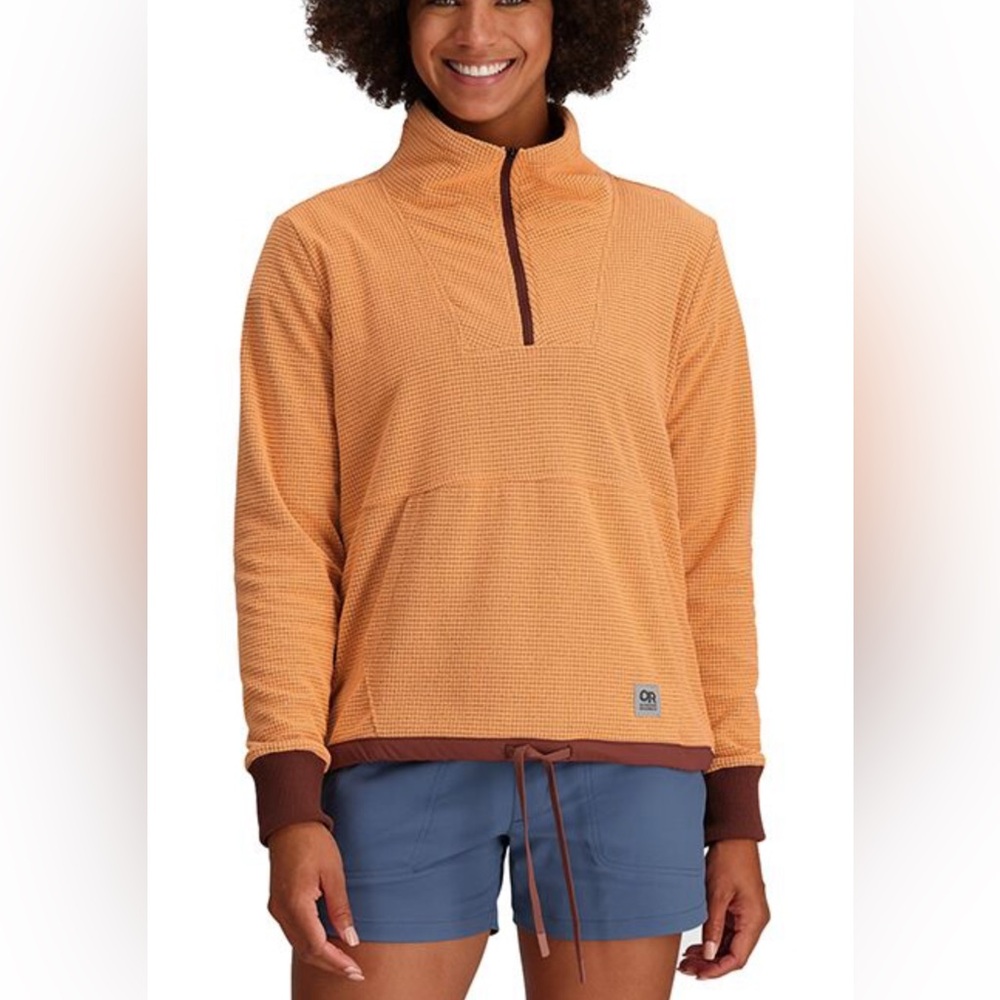 Outdoor Research trail mix waffle-grid 1/4 zip fleece - Picture 5 of 6